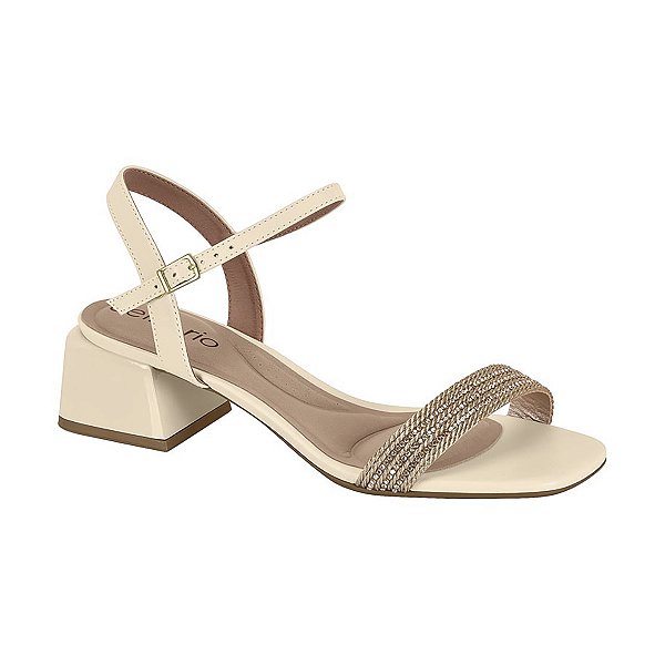 Sandália Feminina Beira Rio Salto Médio Grosso, Elegância, Conforto e Versatilidade 8423.240