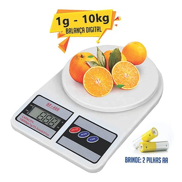 Balança Digital Cozinha Alta Precisão 10kg Dieta E Nutrição Peso