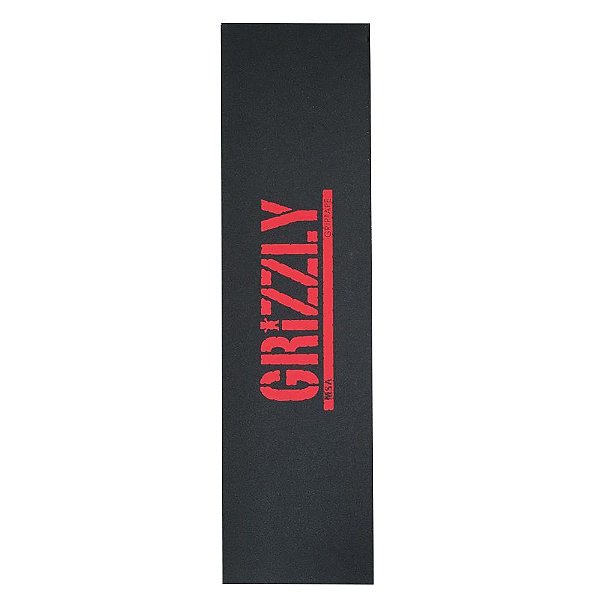 LIXA GRIZZLY STAMP PRINT - RED