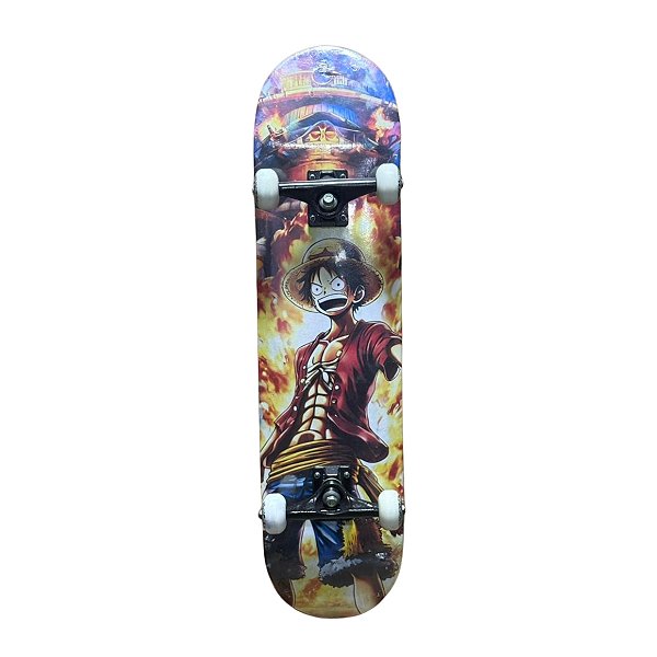 Skate Luffy Prol Básico para Iniciantes - White