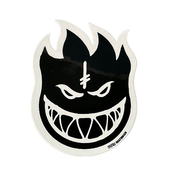 ADESIVO SPITFIRE EXCLUSIVO BIGHEAD COLLAB DEATHWISH - BLACK WHITE