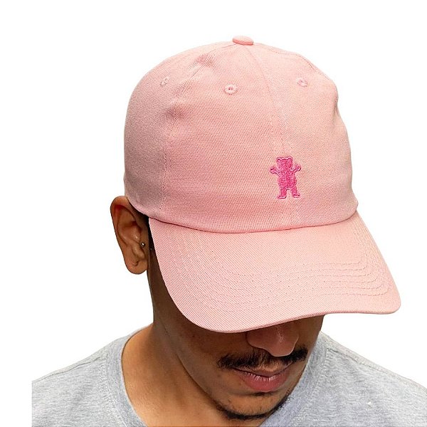 BONÉ GRIZZLY DAD HAT OG BEAR STRAPBACK - PINK - JD Skate Shop