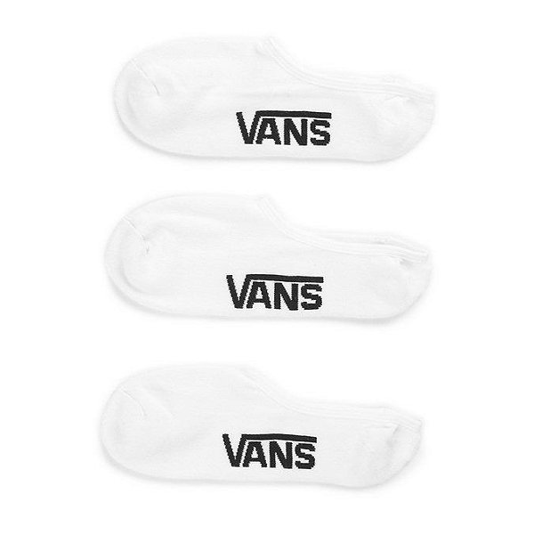 MEIA VANS INVISÍVEL CLASSIC SUPER NO SHOW - BRANCA 3 PARES