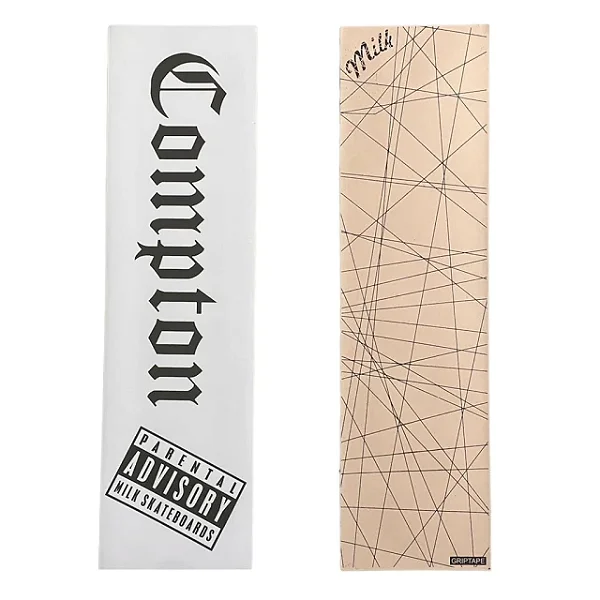 Lixa Milk Skateboards Emborrachada Compton White