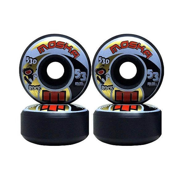 Roda Moska Rock Black Gold 53D/53mm