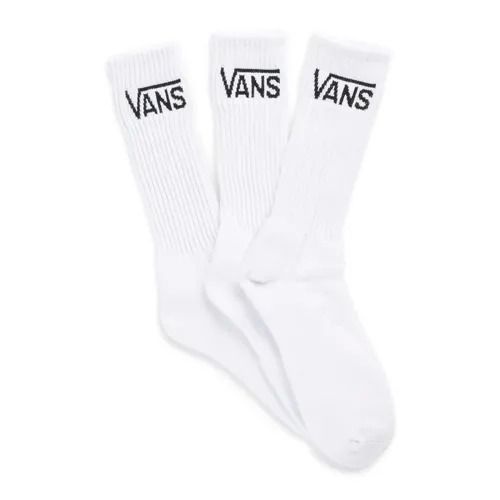 MEIA VANS KIT CLASSIC CREW BRANCA- ( 3 PARES ) 35 AO 40