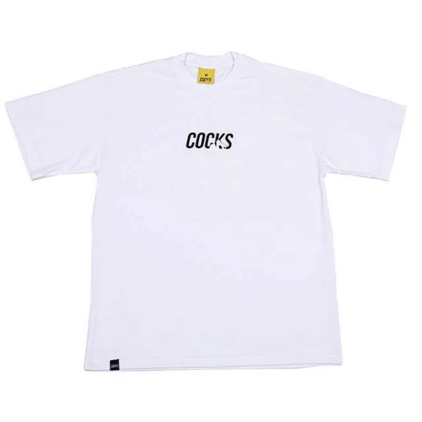 Camiseta Cocks Classic Logo - Full White