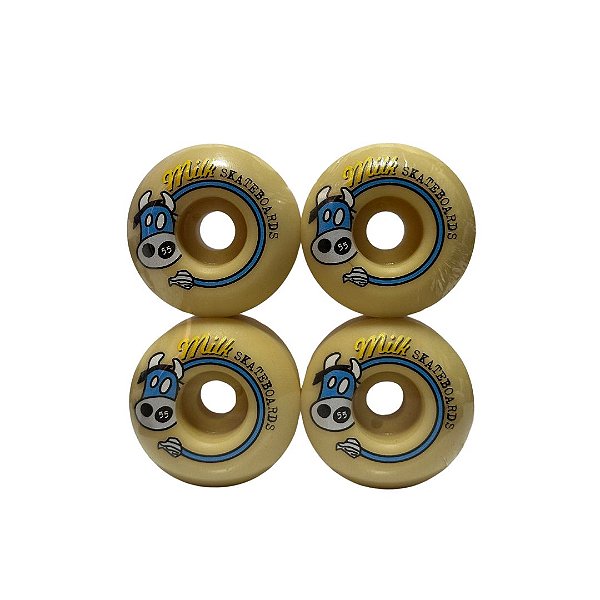 RODA MILK 55MM 101A LOGO COW IMPORTADA