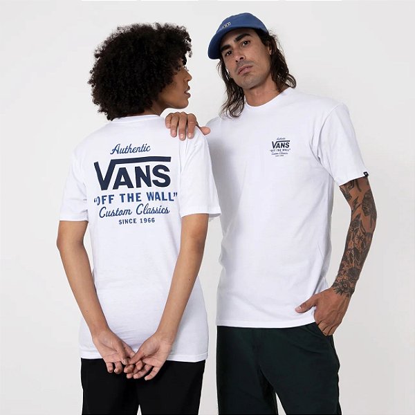 Camiseta Vans Holder St Classic Branca