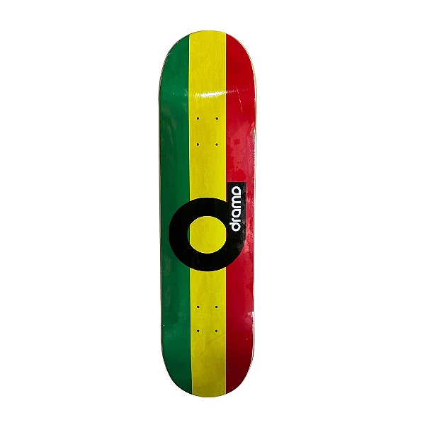 SHAPE DRAMA RASTA COLORS FIBER GLASS 8.0"