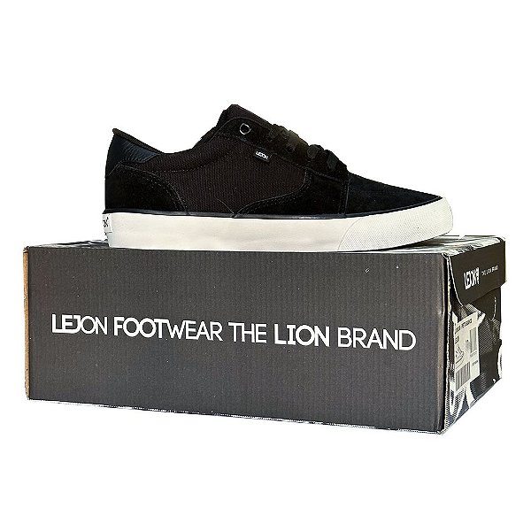 Tênis Lejon Suede Extreme 240 Vulc - Preto/Branco