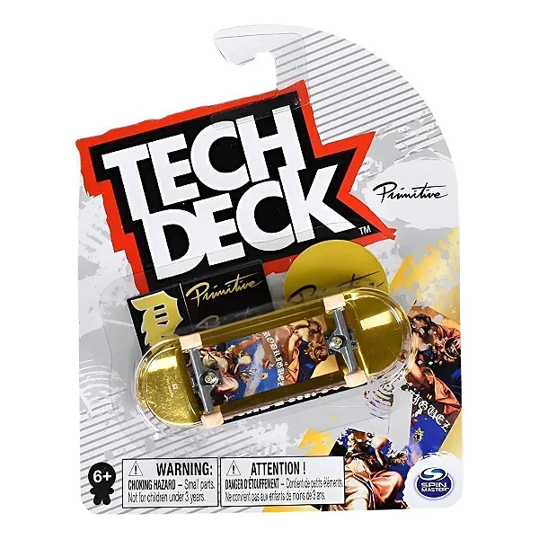 Tech Deck Primitive Paul Rodrigues Gold Fingerboard - Importado
