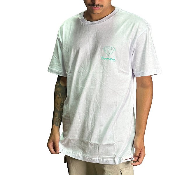 Camiseta Diamond Mini Og Script Tee - Branca