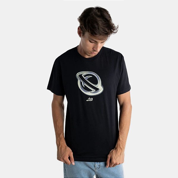 Camiseta Lost Saturn Blur - Preta