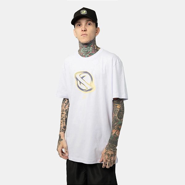 Camiseta Lost Saturn Blur - Branca