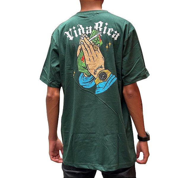 Camiseta Chronic Vida Rica 3563 - Verde