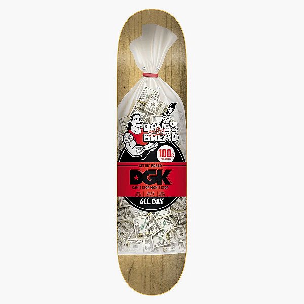 Shape Dgk Dane's Bread Vaughn 8.1" + LIXA GRINGA EMBORRACHADA GRÁTIS