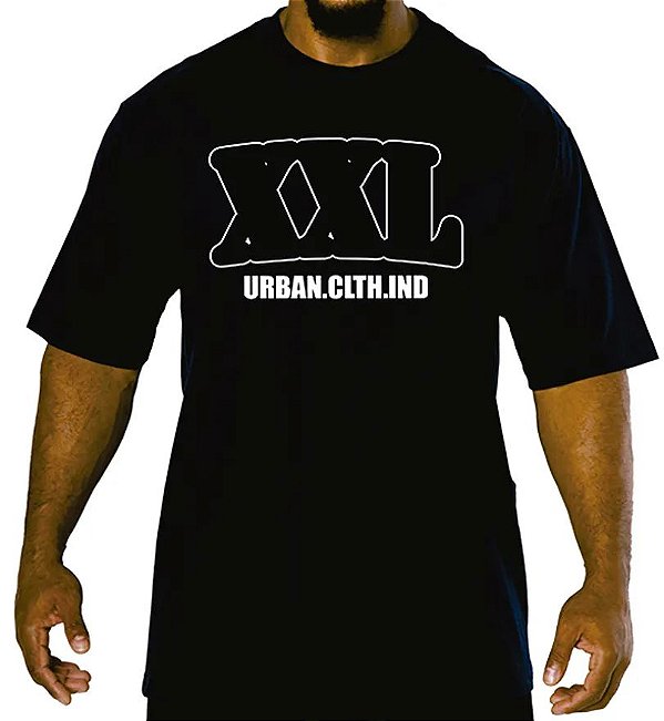 Camiseta XXL Big 2/GG Logo1 - Preta ( Tamanho Big ) - JD Skate Shop