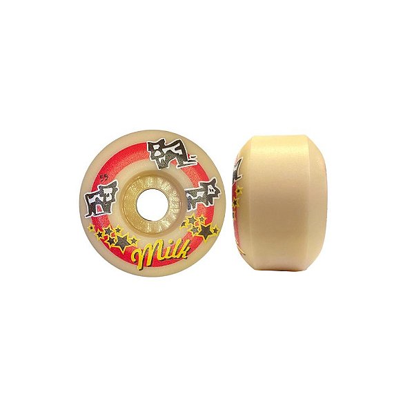 RODA MILK 55MM 101A Red Circle Logo IMPORTADA