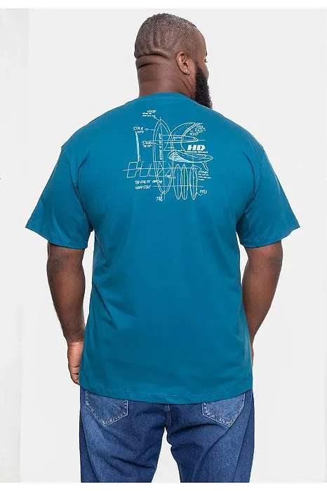 Camiseta HD Boards Azul Tempestade ( Tamanho BIG )