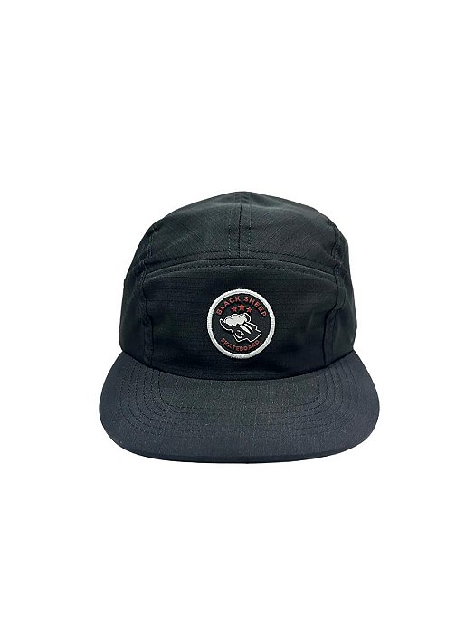 Boné Black Sheep Five Panel Circle - Full Black