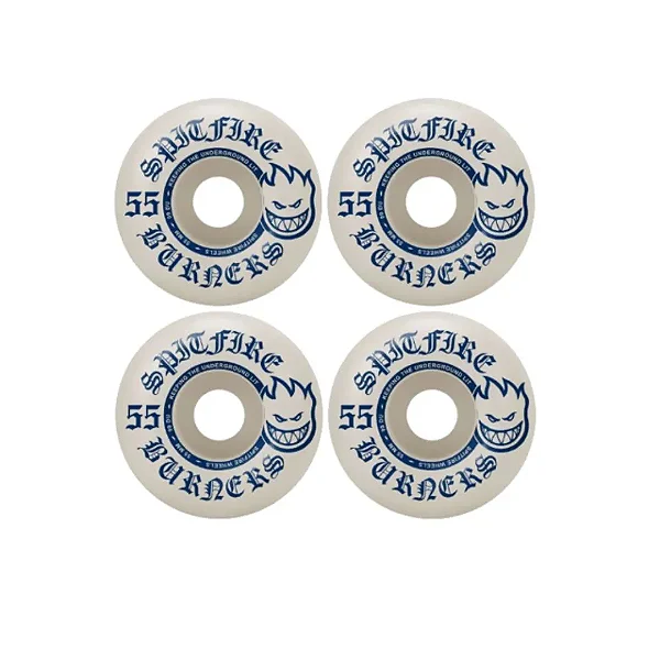 Roda Spitfire Burner Branca White & Gold 99D 55mm