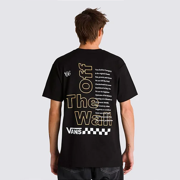 CAMISETA VANS Posted Black - Preta