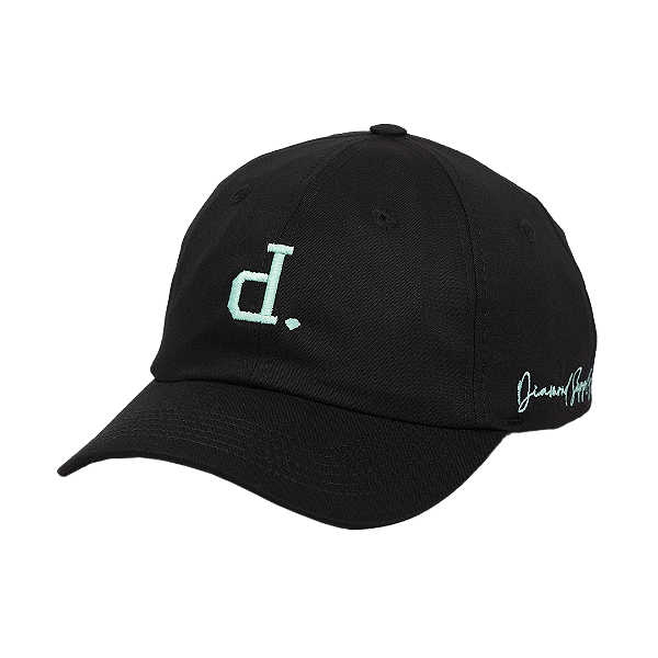 Boné Diamond Dad Hat Un Polo Script - Black