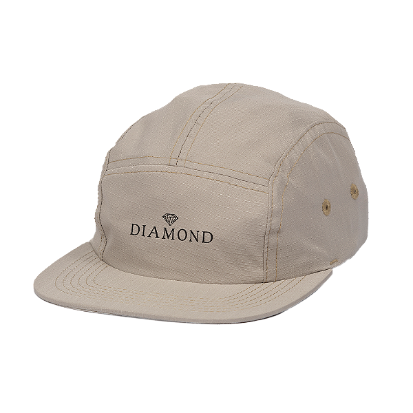 Boné Diamond 5 Panel Classic Camper - Khaki