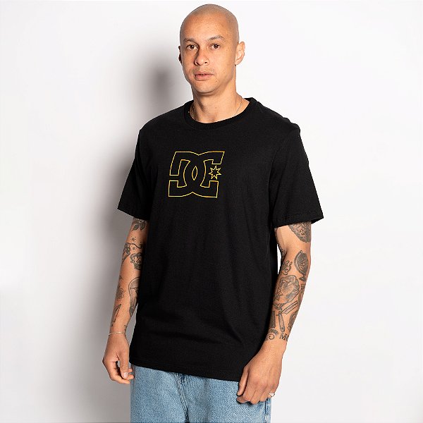 Camiseta Dc Shoes OUTLINE STAR - Preta
