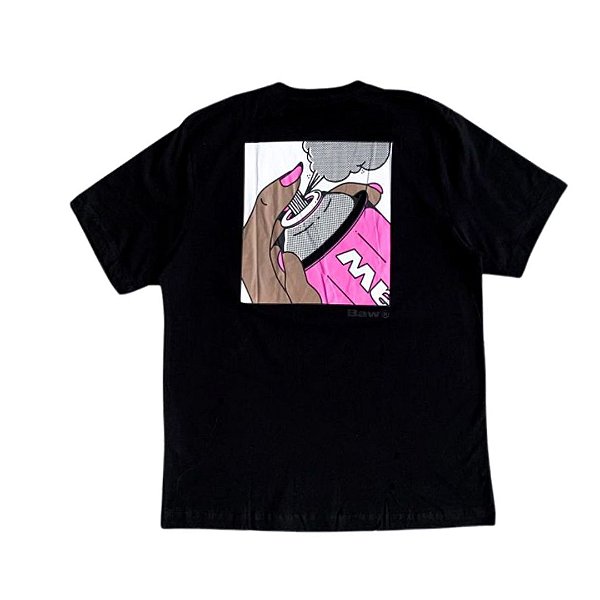 Camiseta Baw Regular Street - Preta