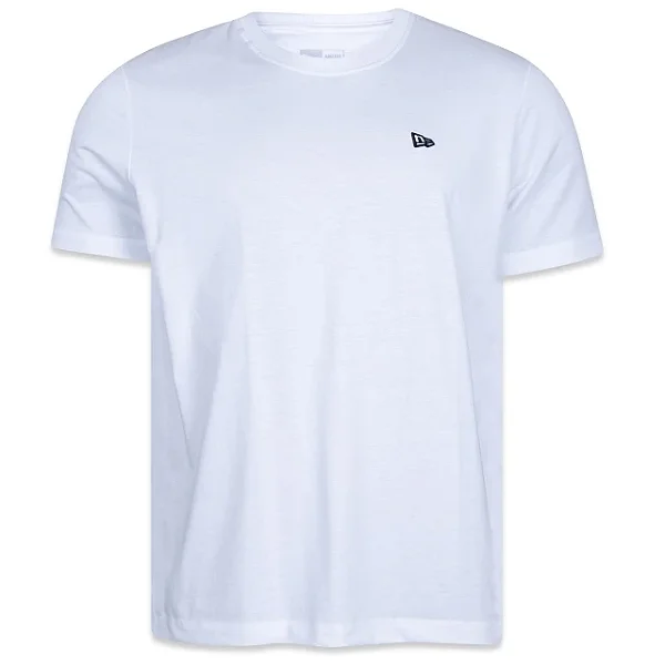 Camiseta New Era Regular Flag Bordado - Branca