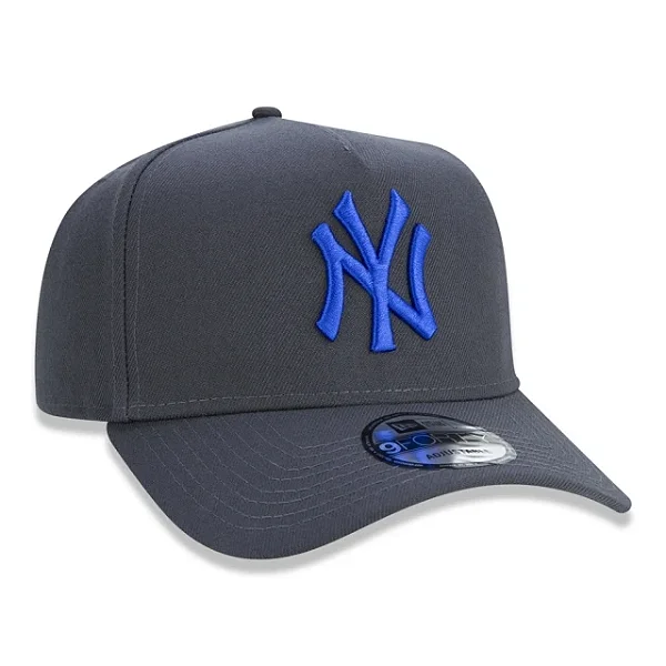 Boné New Era 9FORTY A-Frame MLB New York Yankees - Chumbo