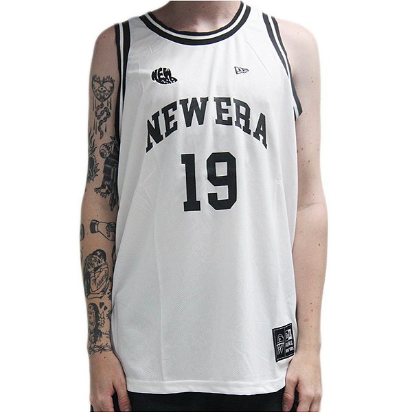 Regata New Era Regata Core - Branco/Preto