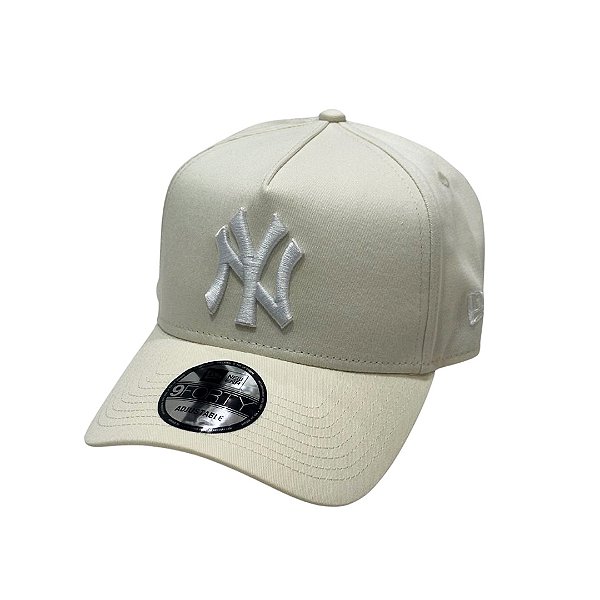 Boné New Era 9FORTY A-Frame MLB New York Yankees - Pink Off White