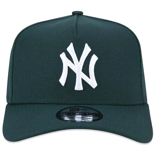 Boné New Era 9FORTY A-Frame Snapback MLB New York Yankees Aba Curva Verde