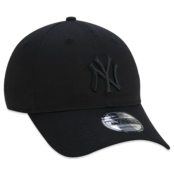 Boné New Era 9TWENTY MLB New York Yankees Aba Curva Black