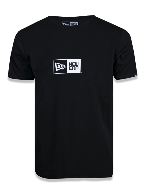 Camiseta New Era Logo Box - Preta