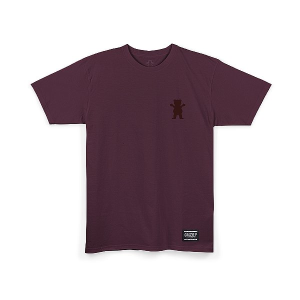 Camiseta Grizzly Mini Og Bear Tee - Marsala