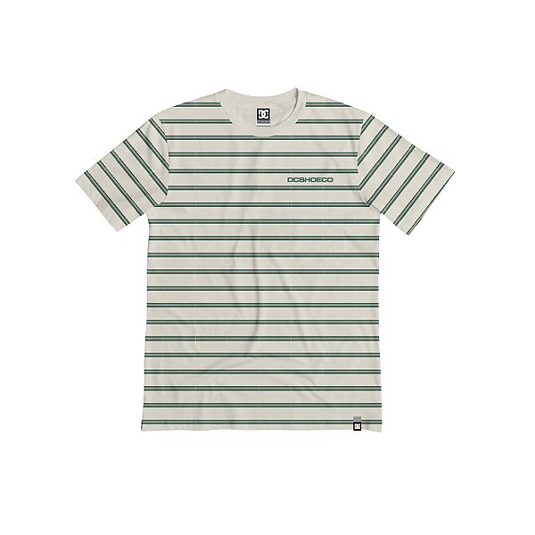 Camiseta Dc Shoes Especial Upstate Stripe One - Areia