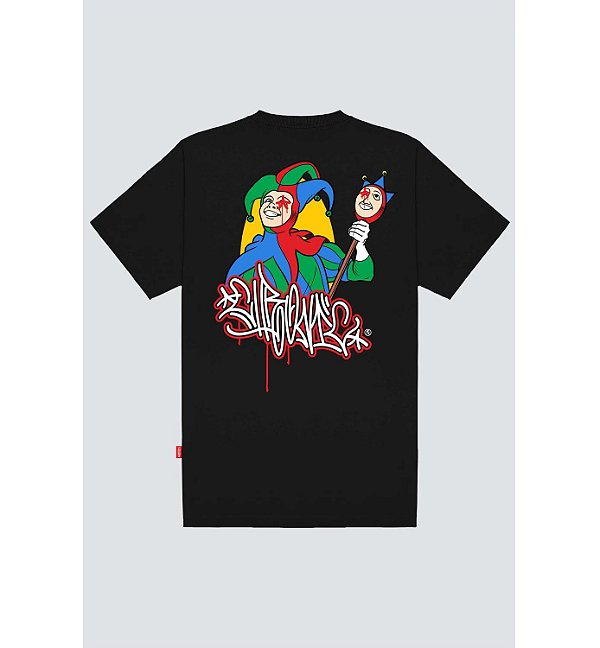 Camiseta Chronic 4055 Joker Tags - Preta