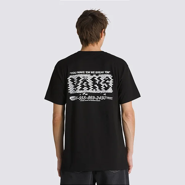 Camiseta Vans Break Made SS Black