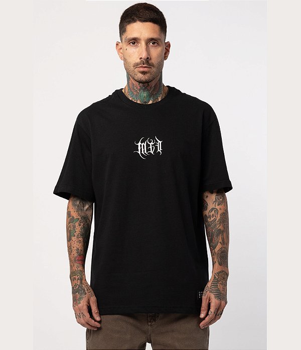 CAMISETA MCD ESPECIAL CALIGRAFITTI LOGO - PRETA