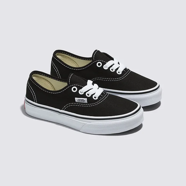 Tênis Vans Authentic Infantil Black True White