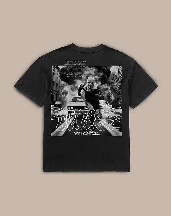 Camiseta Blunt Boxy Stunt - Preto