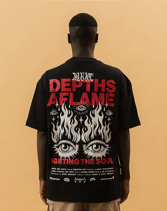 Camiseta Blunt Oversize Lynch - Preto