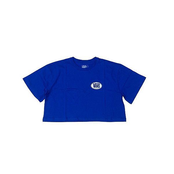 Camiseta Vans Cropped Especial Class Tree Blue