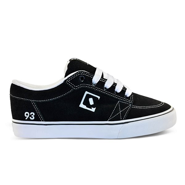Tênis QIX Ninety Three 93 Vulcan 07 Preto/Branco