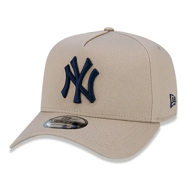 Boné New Era 9FORTY A-Frame MLB New York Yankees Bege