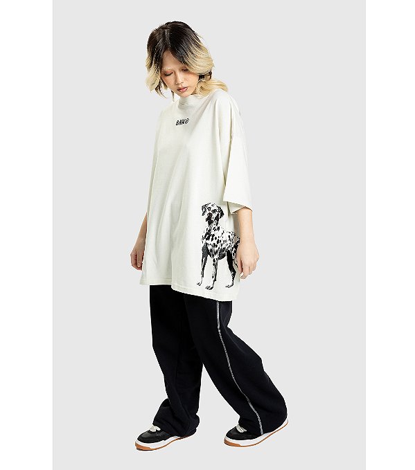 CAMISETA BAW NEW OVERSIZED HIDEN ICON CLASSY - OFF WHITE